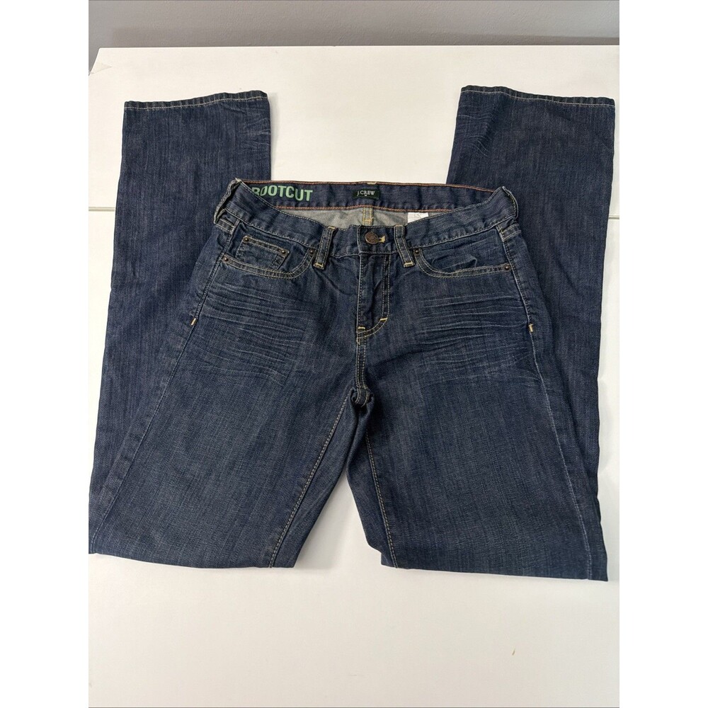 J. Crew Boot Cut Dark Wash Classic Fit Blue 5 Pocket Jeans Women's Size 26 NWOT